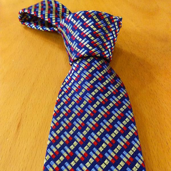 cravatte (ties)3 astratta,fiore multicolor,geometrica ,geometrica (abstract,multicolor flower ,strings,geometric yellow/light blue,geometric)