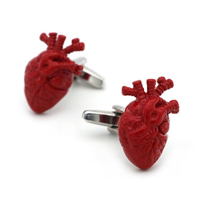 Gemelli cuore - cufflinks heart