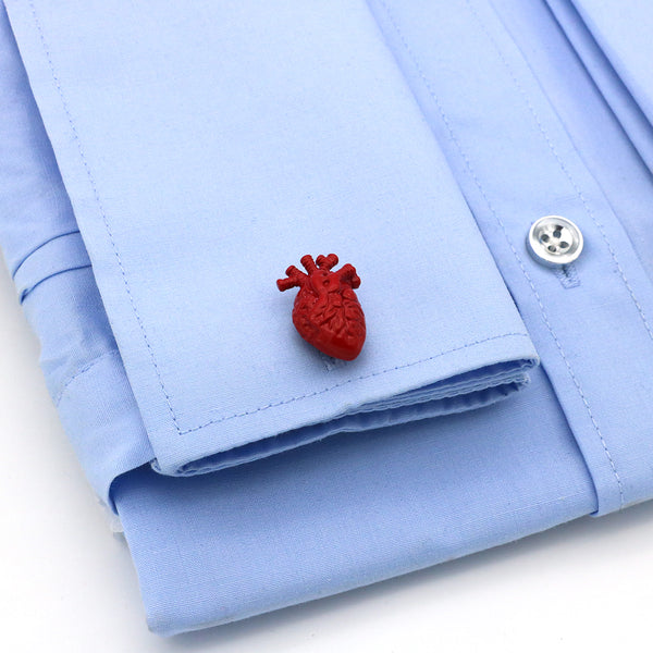 Gemelli cuore - cufflinks heart