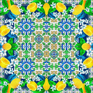 Foulard limoni - headscarf lemons