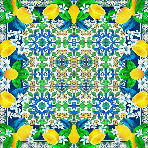 Foulard limoni - headscarf lemons