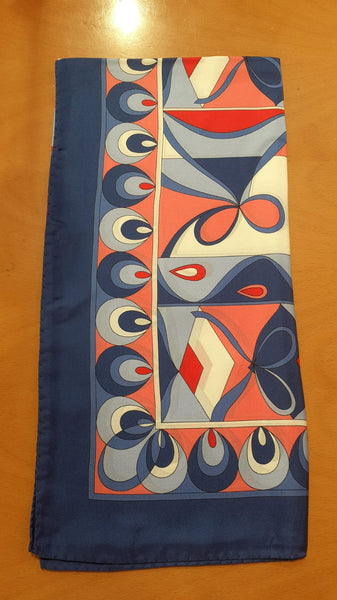 Foulard astratto geometrico - abstract square scarf geometric