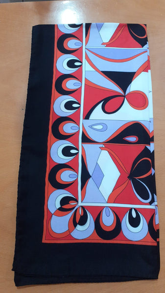 Foulard astratto geometrico - abstract square scarf geometric