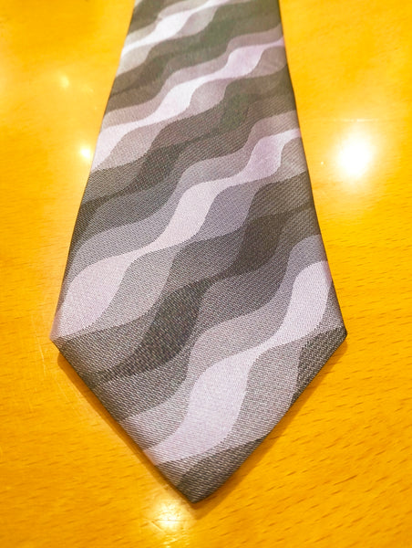 Cravatta ondulata astratta - shades abstract tie