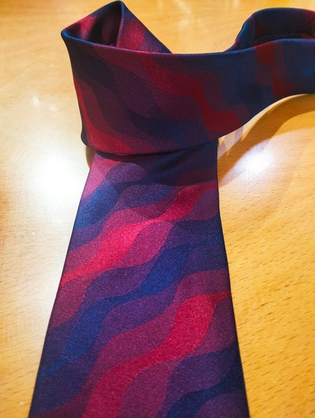 Cravatta ondulata astratta - shades abstract tie