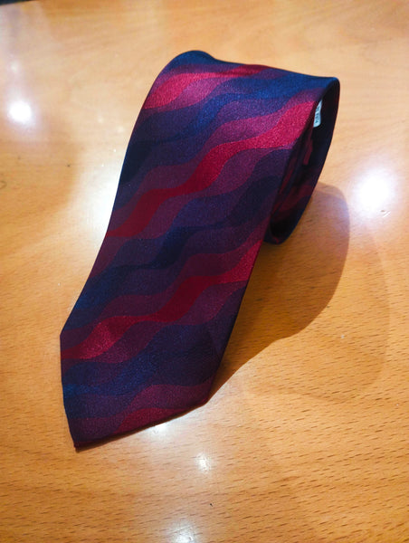 Cravatta ondulata astratta - shades abstract tie