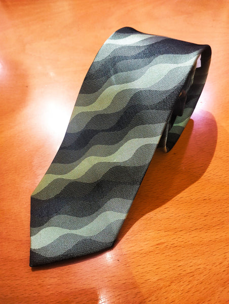 Cravatta ondulata astratta - shades abstract tie