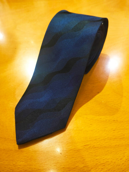 Cravatta ondulata astratta - shades abstract tie