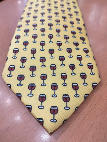 Cravatta calice di vino - wine glass tie