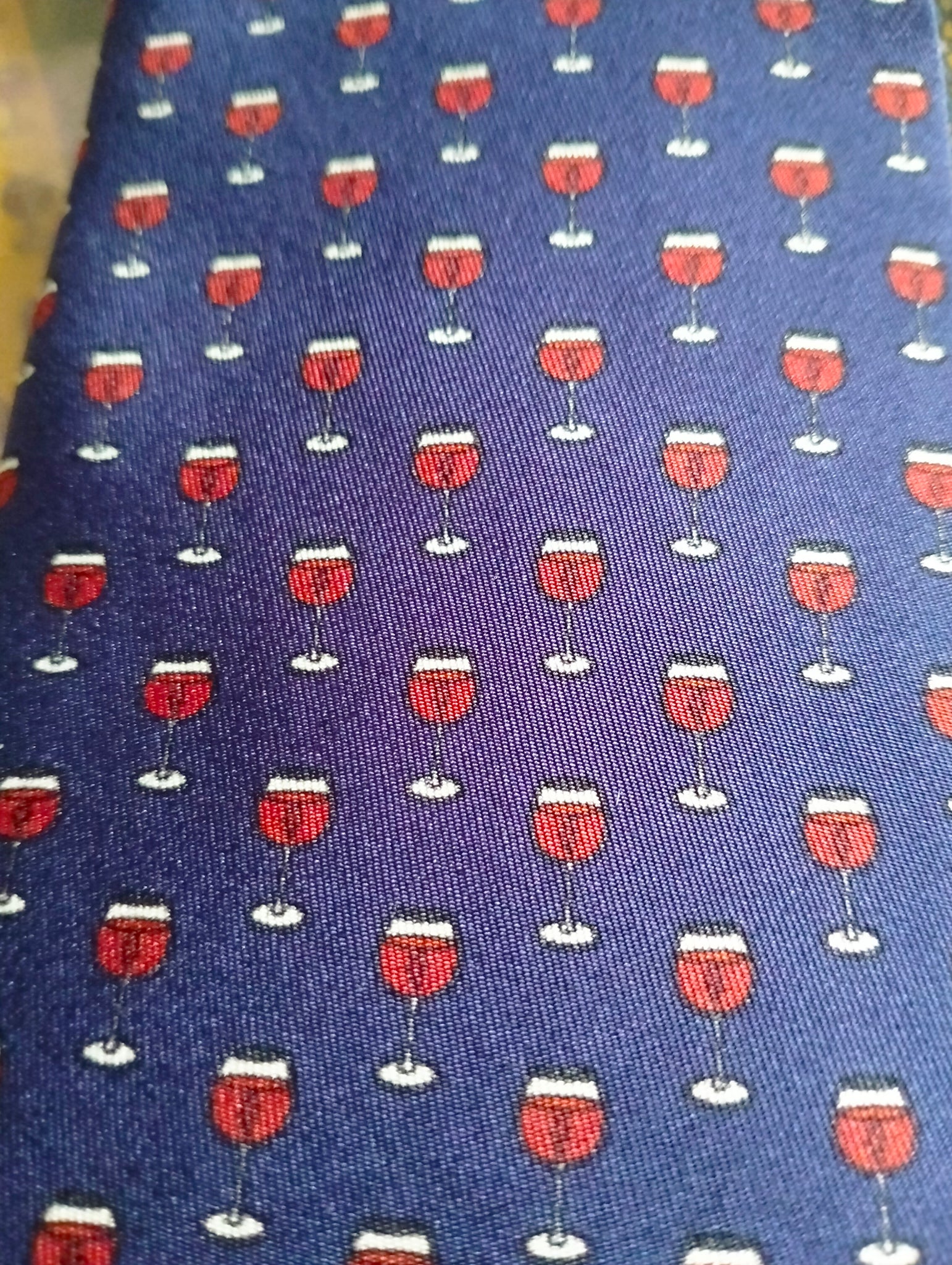 Cravatta calice di vino - wine glass tie