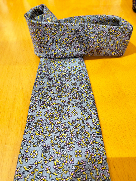 Cravatte carta fiorentina e fiore - marbled florentine paper and flowers ties