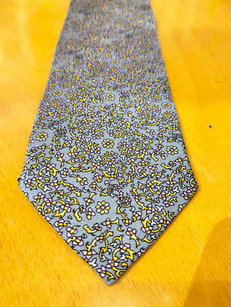 Cravatte carta fiorentina e fiore - marbled florentine paper and flowers ties