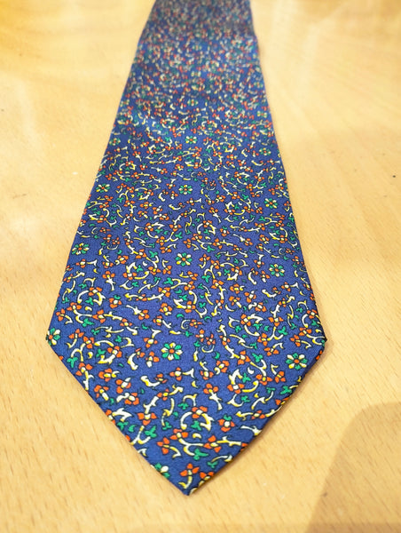 Cravatte carta fiorentina e fiore - marbled florentine paper and flowers ties