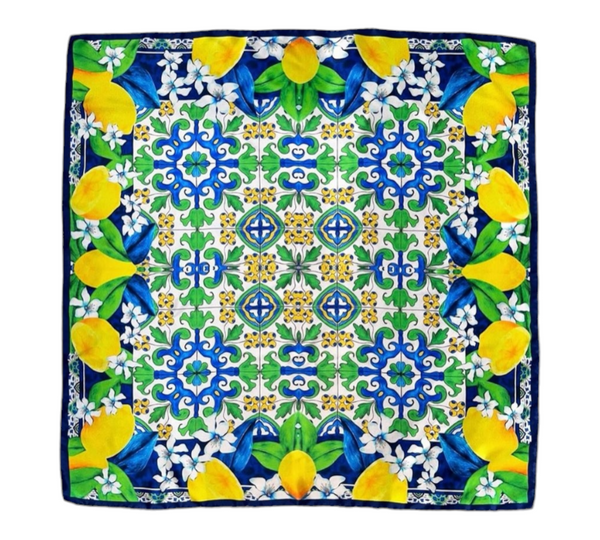 Foulard limoni - headscarf lemons