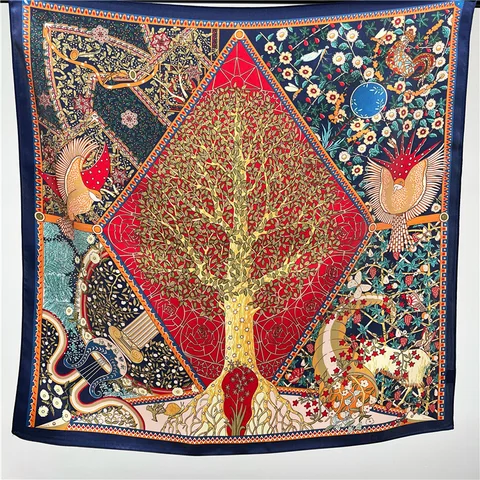 Tree of the life squarescarf  - albero della vita foulard