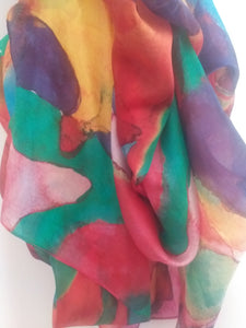 Sciarpa con fantasia astratta ( abstract scarf )
