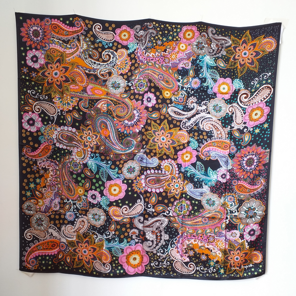 scialle (shawl) Laura Biagiotti con motivo paisley (with paisley motif)🌌🌊