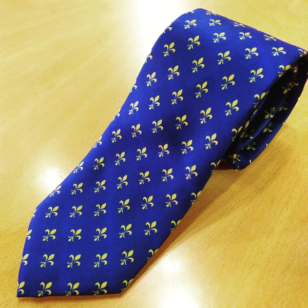 cravatta firenze ,⚜️⚜️⚜️ 2 colori , simbolo dei medici ⚜️( tie 2 colors lily of Florence, symbol of the Medici family)