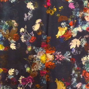 Sciarpa con🌺🍂🍃🏵️ tarassaco,foglie di quercia e fiori (Scarf with🌺🍂🍃🏵️ dandelion, oak leaves and flowers)